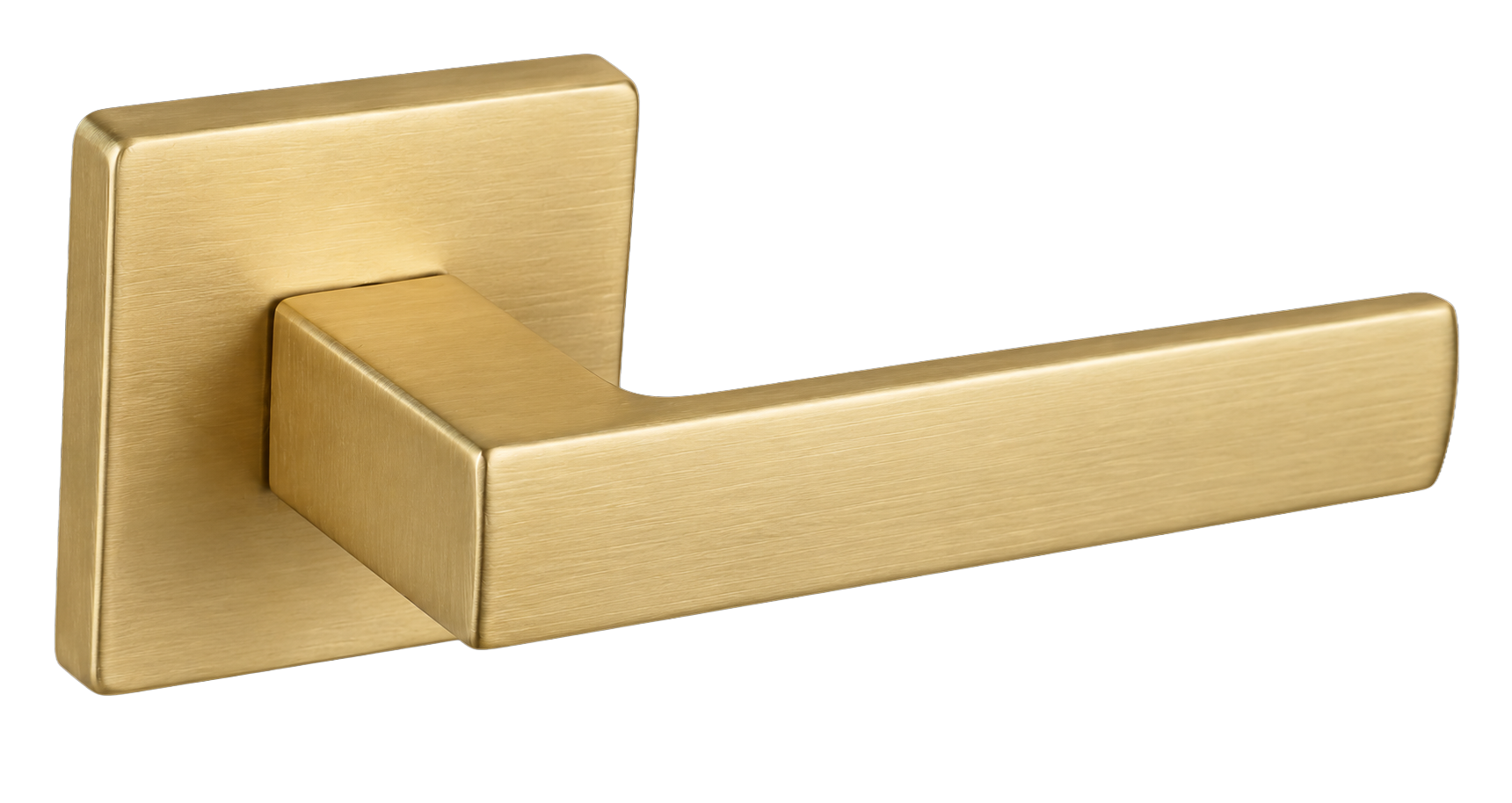 ASTON PASSAGE SET SATIN BRASS DOOR HANDLE