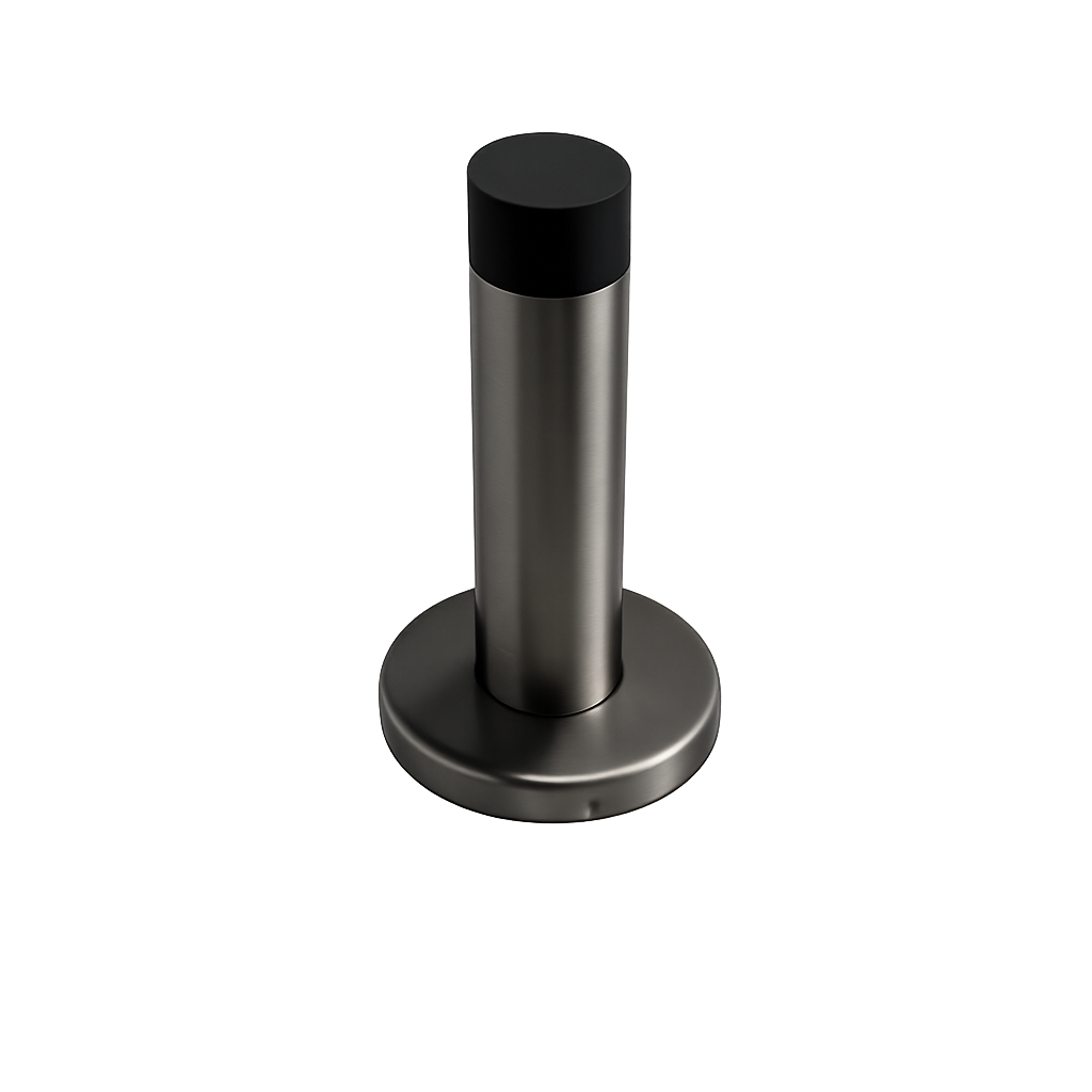 DOOR STOP - BRUSHED GUNMETAL