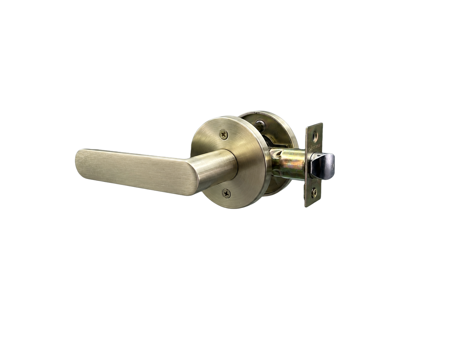 BELLA PASSAGE SET SATIN BRASS DOOR HANDLE