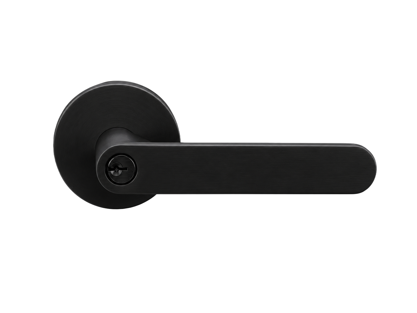 BELLA ENTRANCE SET MATT BLACK DOOR HANDLE