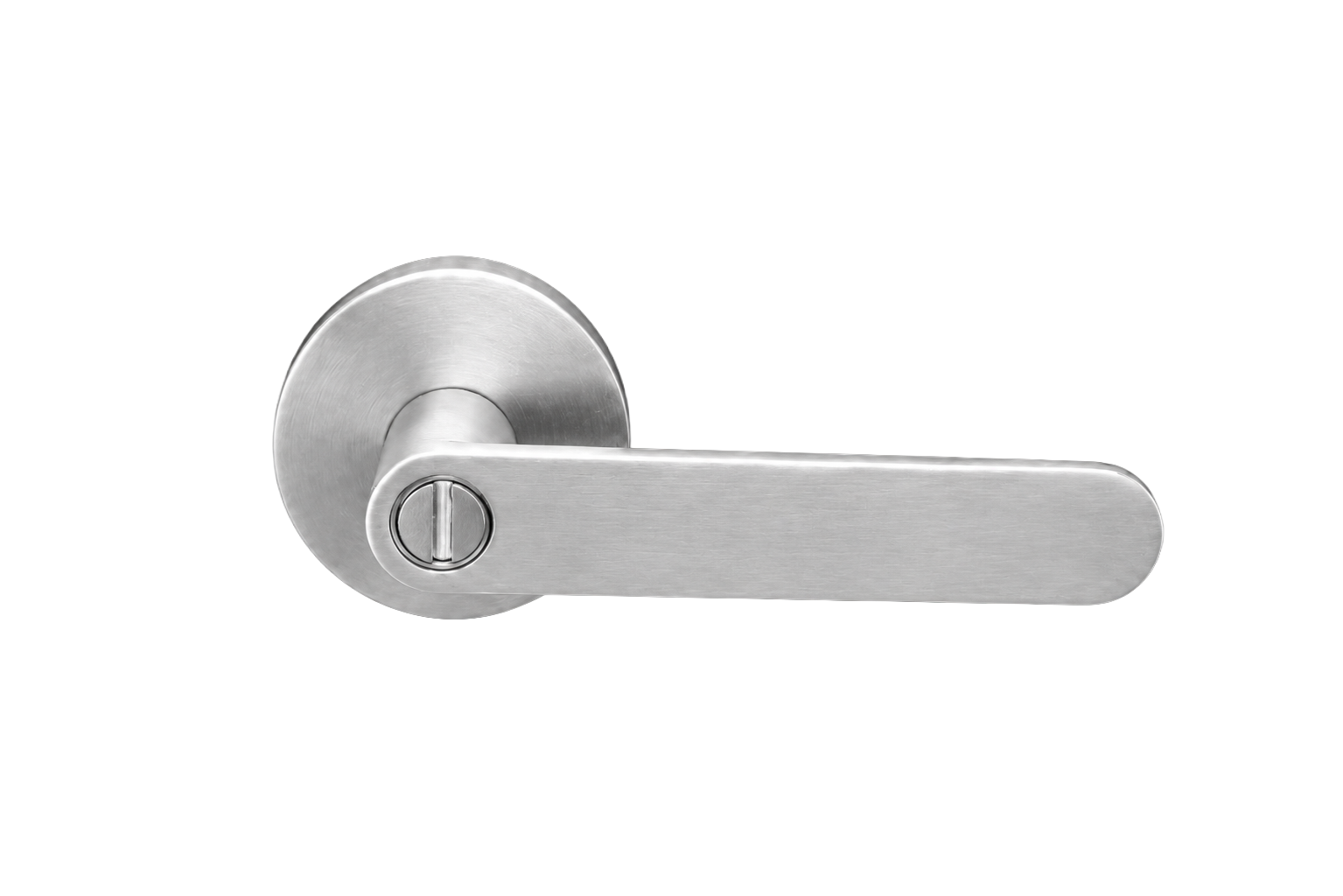 BELLA PRIVACY SET SATIN CHROME DOOR HANDLE