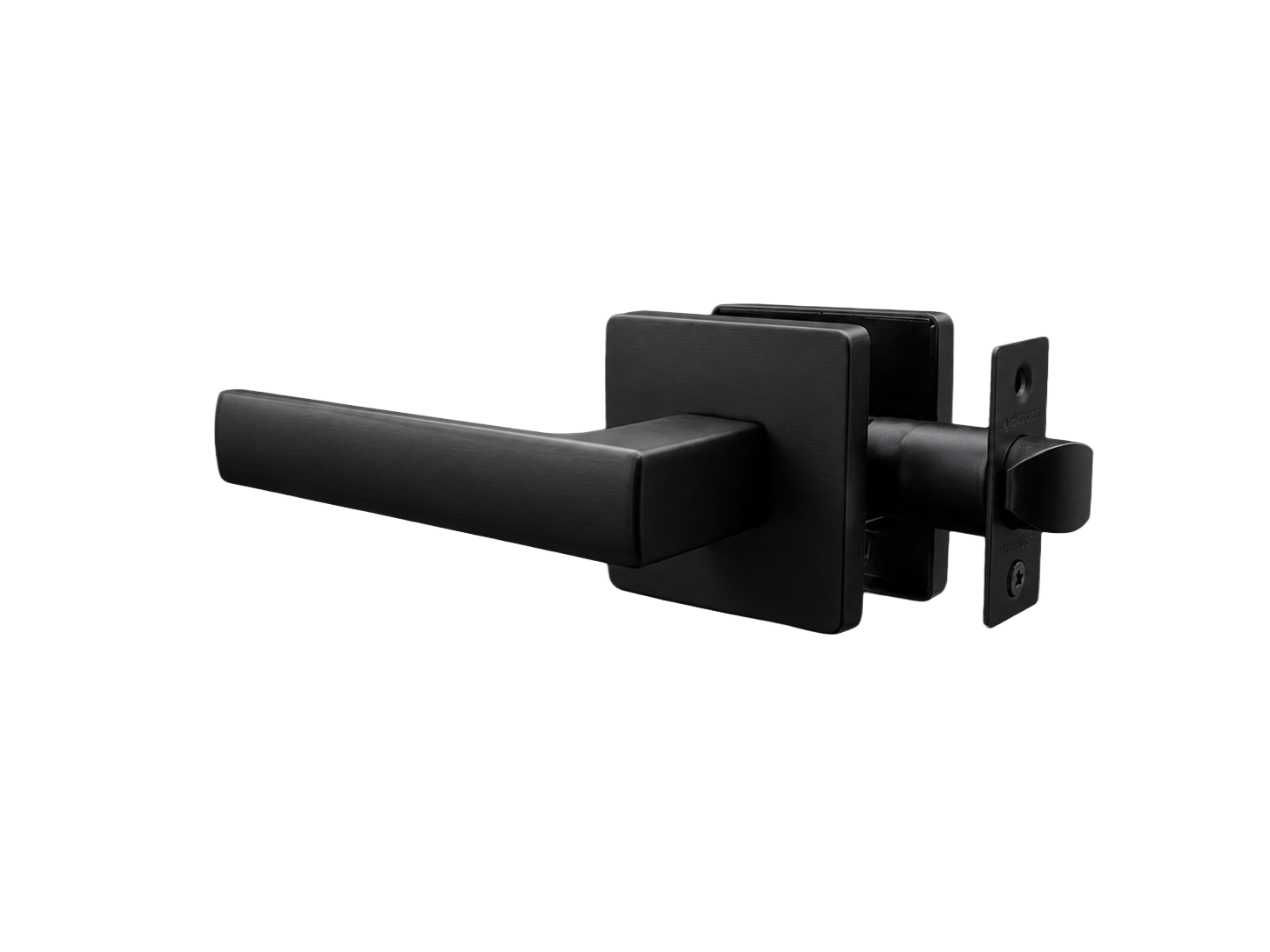 ASTON PASSAGE SET MATT BLACK DOOR HANDLE