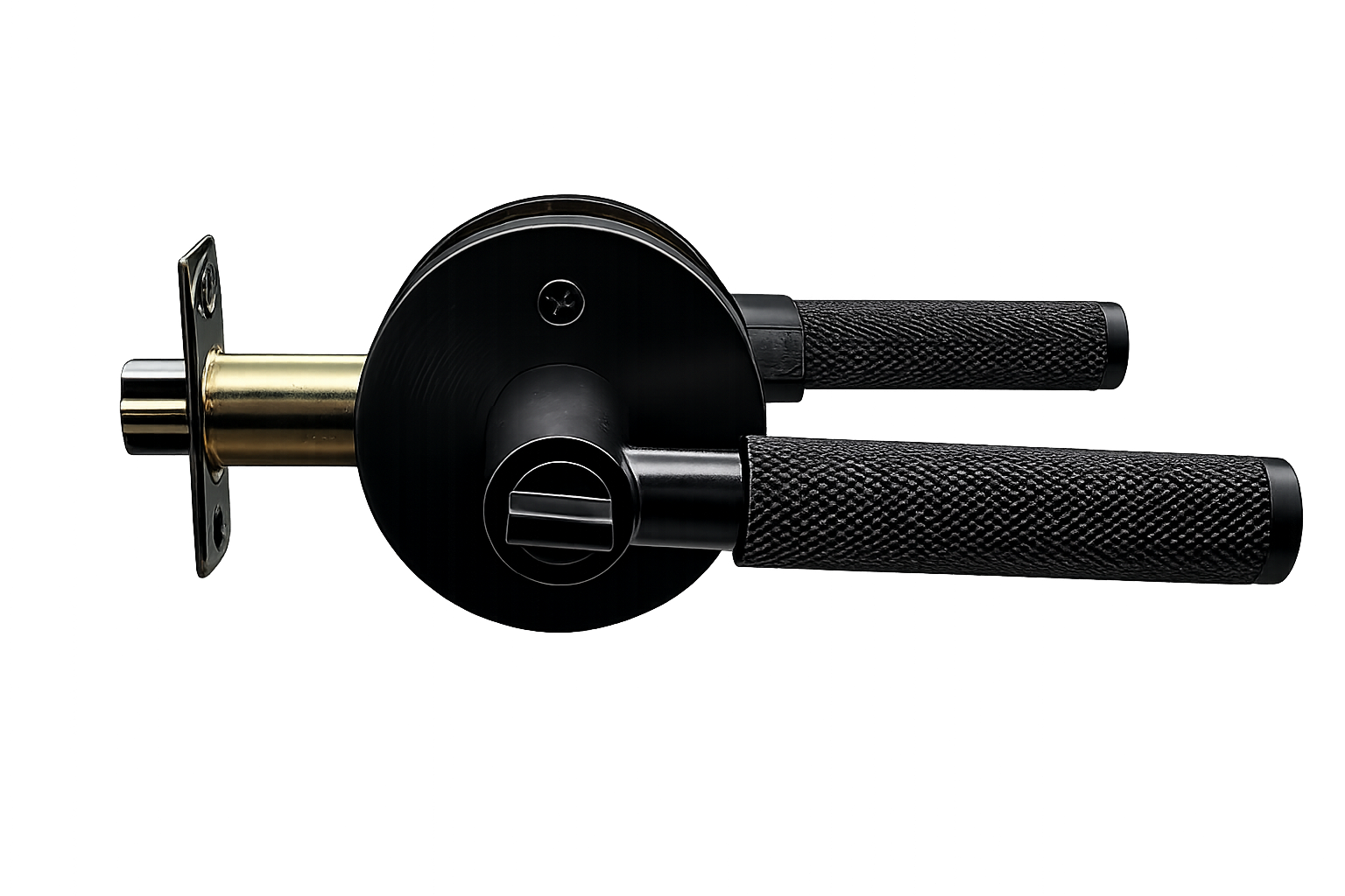 PERA ENTRANCE SET MATT BLACK DOOR HANDLE