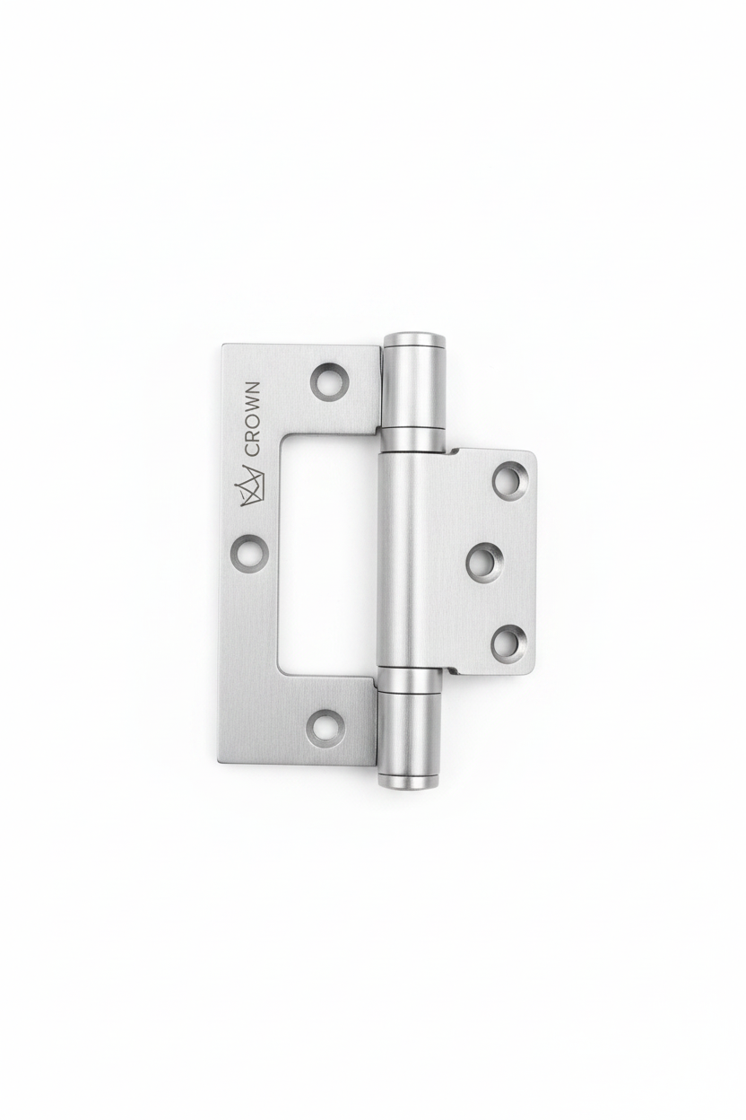 EASY FIX HINGE - HIRLINE HINGE - BRUSHED SATIN NICKEL - DOOR HINGE