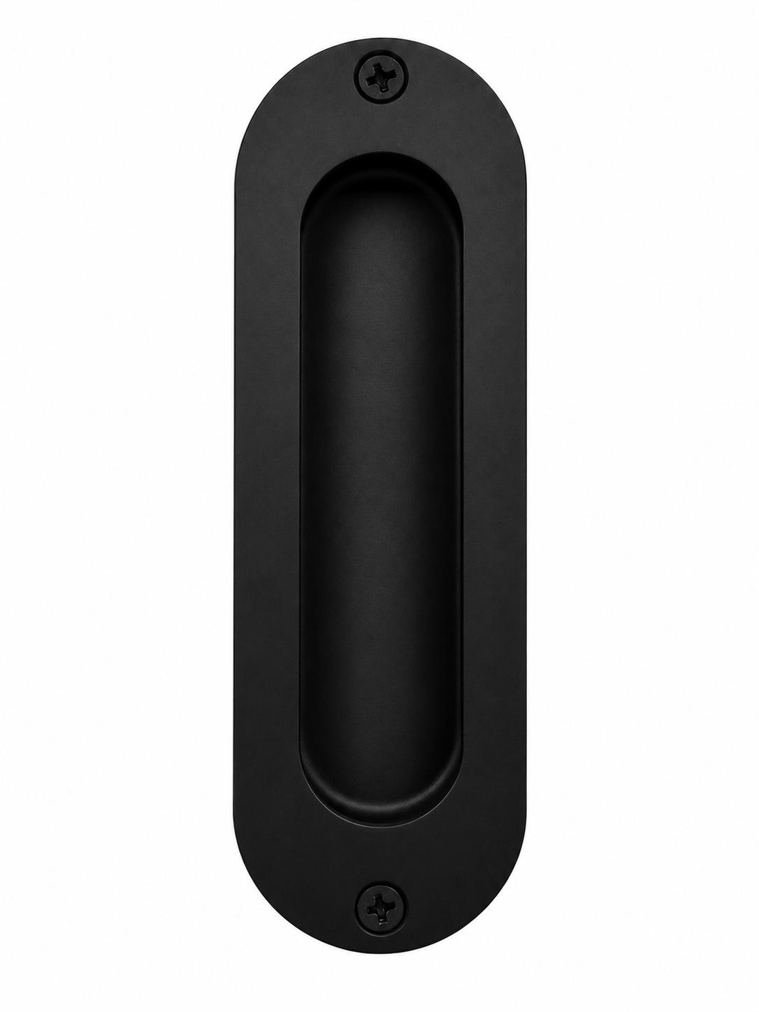 FLUSH PULL HANDLE - MATT BLACK