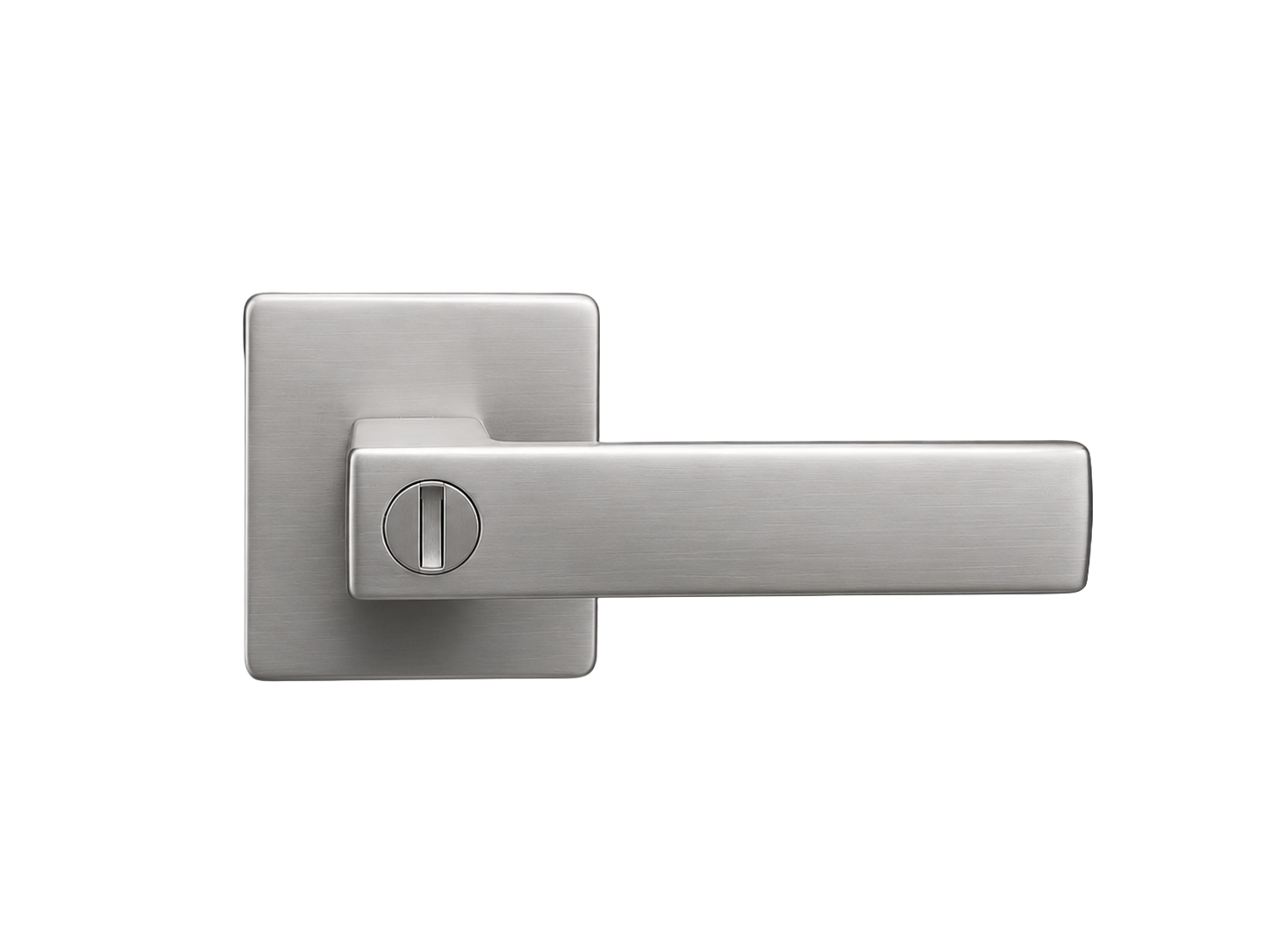 ASTON PRIVACY SET SATIN CHROME DOOR HANDLE