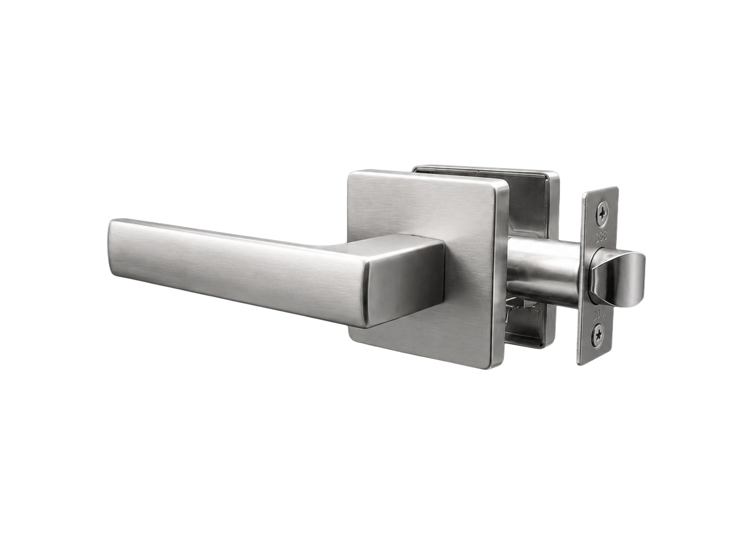 ASTON PASSAGE SET SATIN CHROME DOOR HANDLE
