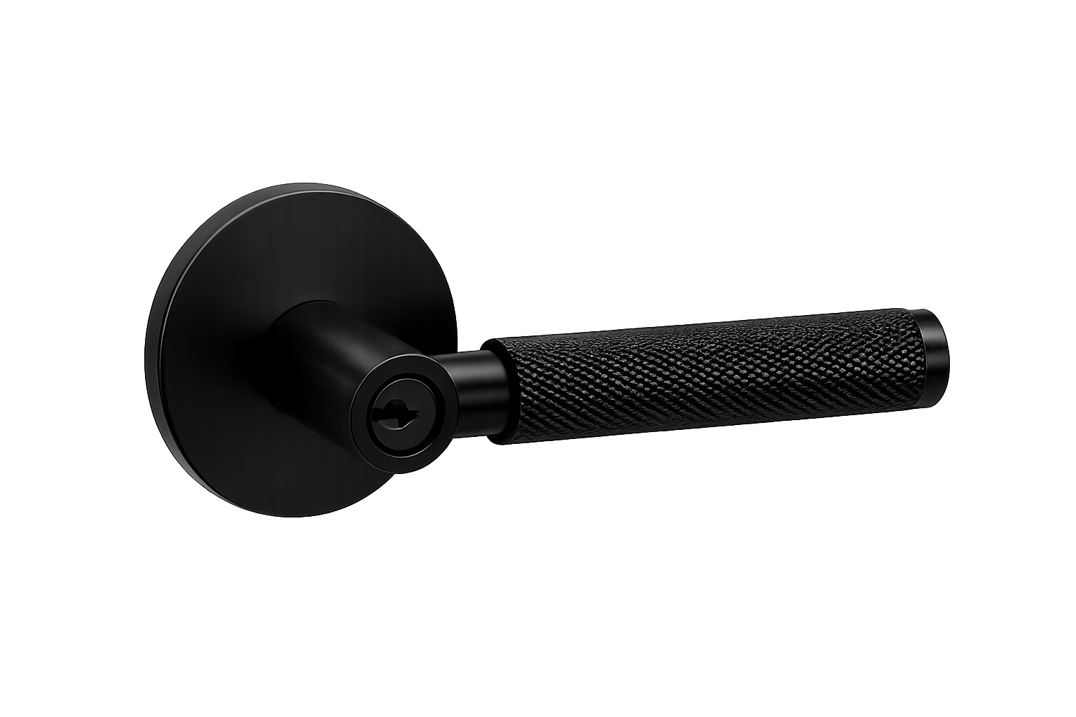 PERA ENTRANCE SET MATT BLACK DOOR HANDLE