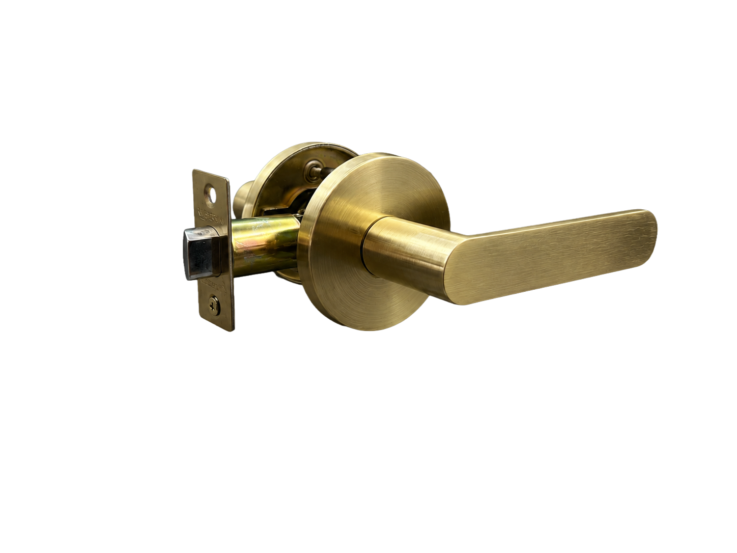 BELLA PASSAGE SET  SATIN BRASS DOOR HANDLE