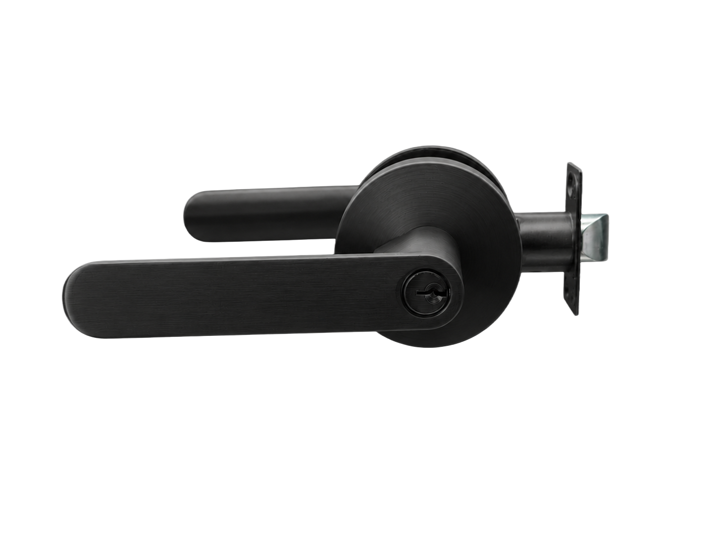 BELLA ENTRANCE SET MATT BLACK DOOR HANDLE