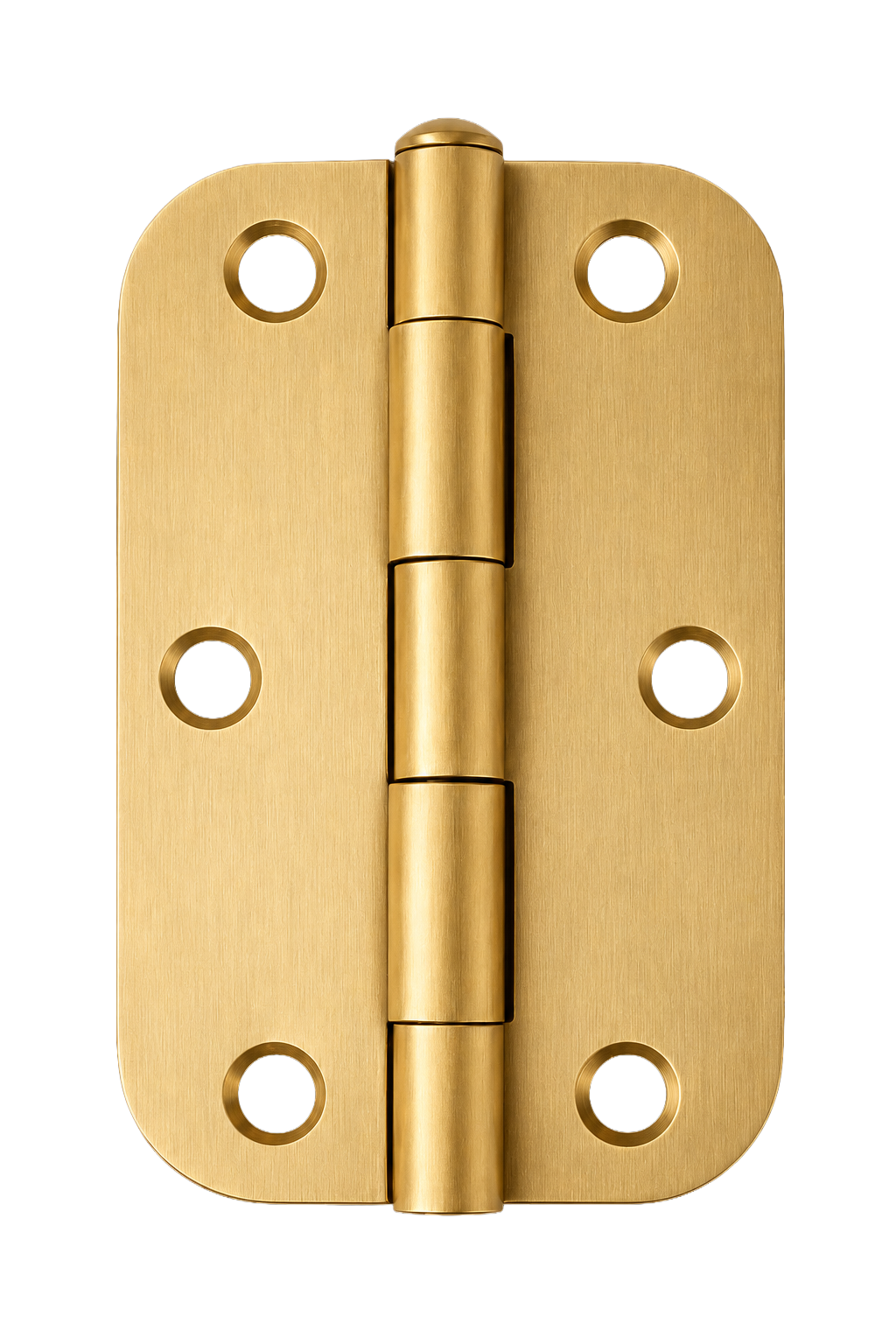 RADIUS HINGE – SATIN BRASS GOLD - DOOR HINGE