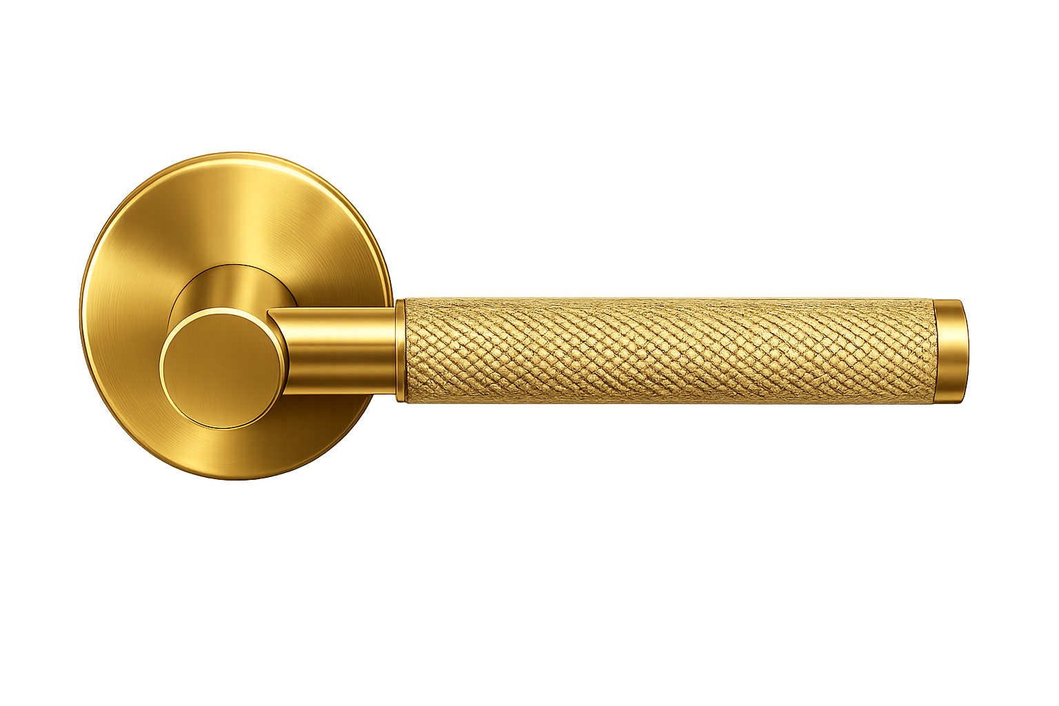 PERA PASSAGE SET SATIN BRASS DOOR HANDLE