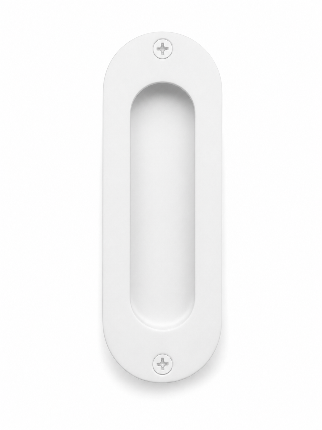 FLUSH PULL HANDLE  - MATT WHITE
