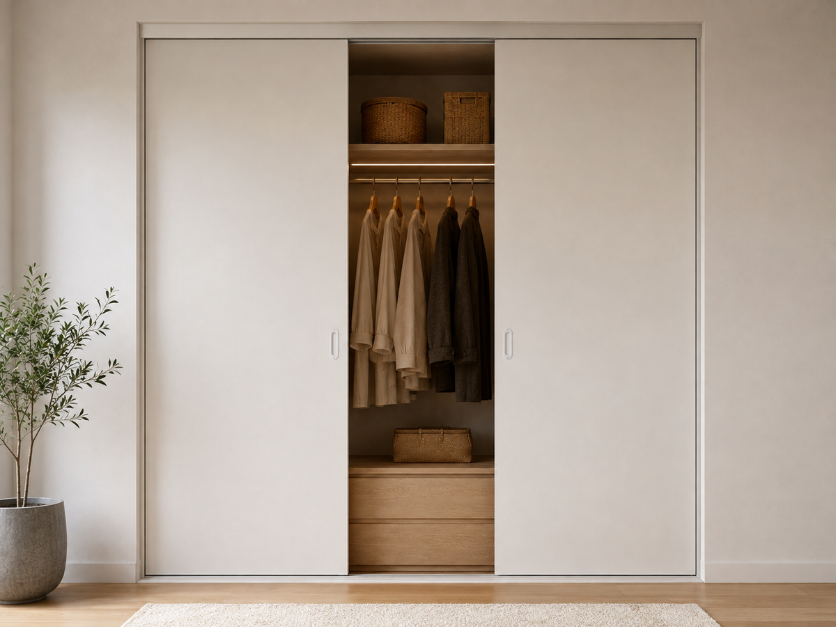 FLUSH PULL HANDLE  - MATT WHITE