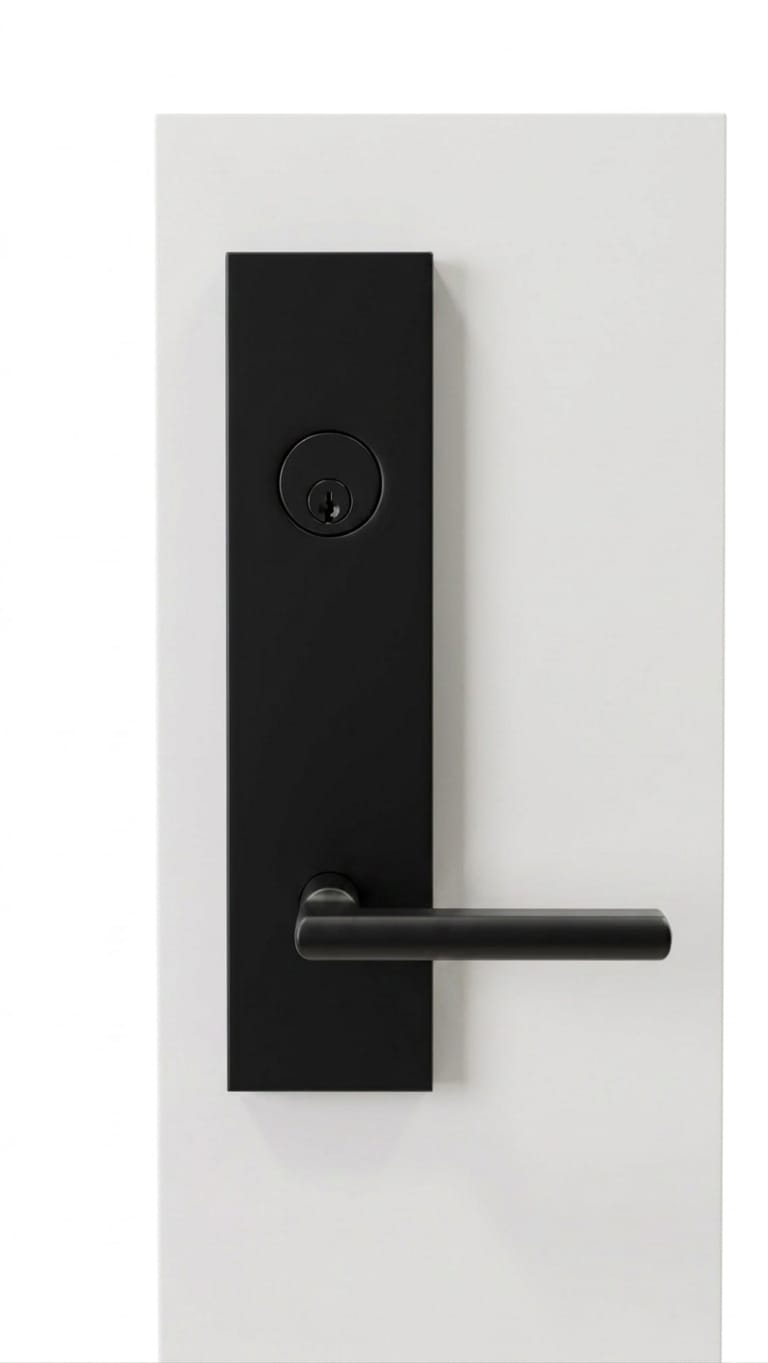 ENTRY DOOR HANDLES - MATT BLACK